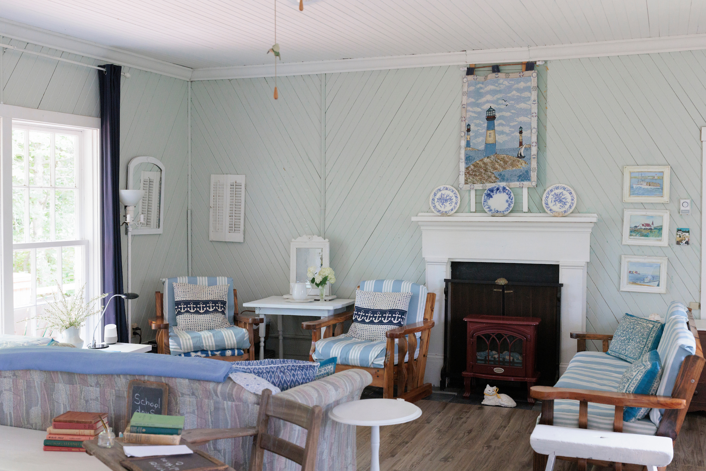 The Hills have maintained the schoolhouse vibe while creating a stylish and functional space. 