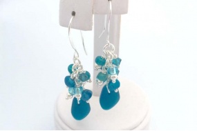 sea_glass_cluster_earrings