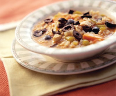 Low-fat Chicken Soup for the Mediterranean Soul