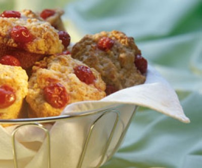 Orange Cherry Muffins