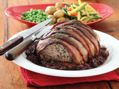 Summer Savory Perfumed Roast Pork Loin
