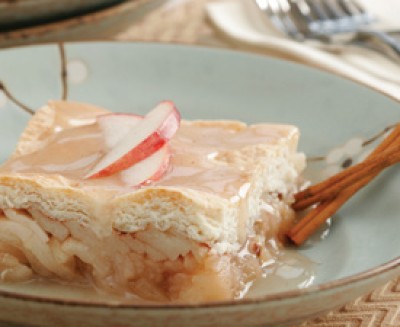 Apple John with Nutmeg Sauce