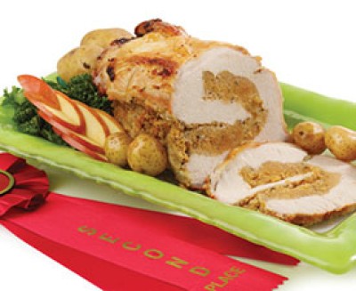 Apple Stuffed Pork Loin