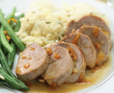 Orange-Glazed Pork Tenderloin